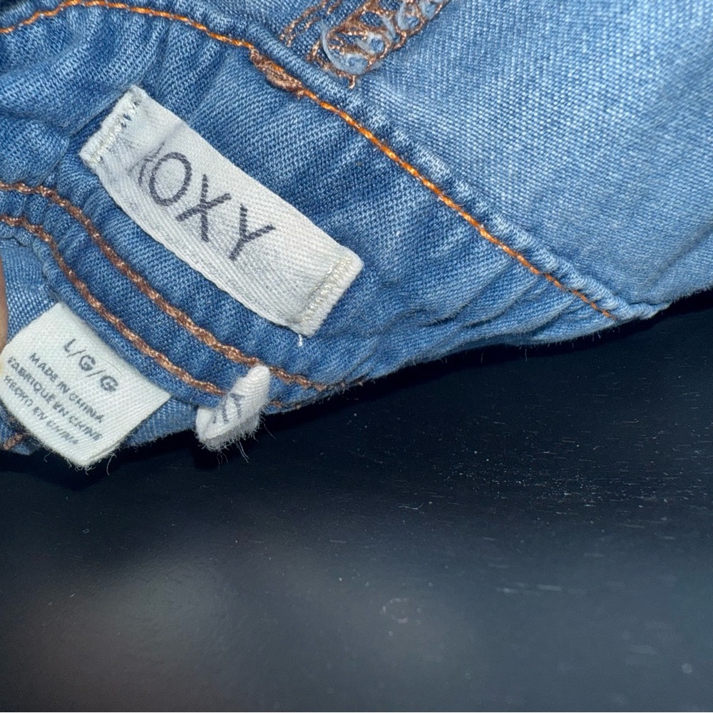 Roxy Light Blue Denim Overalls - Picture 12 of 15